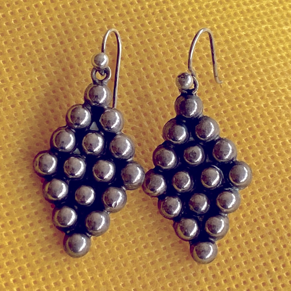 Plata sterling silver vintage dangle earrings